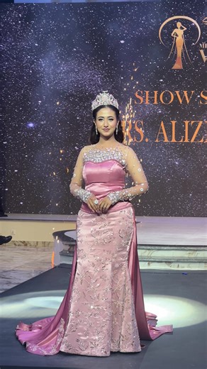 The showstopper of Mrs Vogue Nepal Ssason 3 @🥷ALIZEH🔪✪ #unstoppable #mrsvoguenepal #crownyourconfidence Hair and Makeup by @blushbeautystudionacadem
