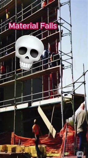 Shocking Near-Miss During Manual Lifting at Height #safetyfirstlife #shorts