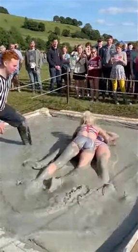 women's mud wrestling championship💥 part 29 | uk vs us #wrestling #wwe #womenssports