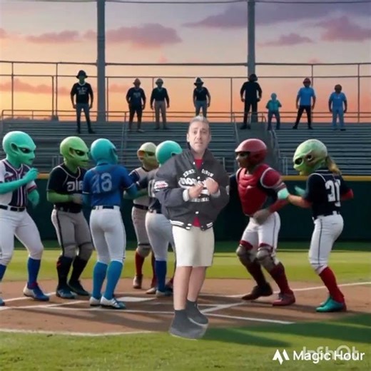 ALIEN BASEBALL FIGHT #cinema #funny #fava #comedy #film #humor #movie #youtube #youtuber #shorts #1k