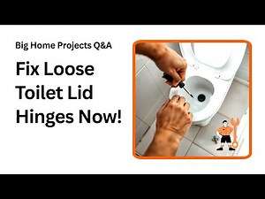 Fix Your Loose Toilet Lid Hinge Fast and Easy Tips