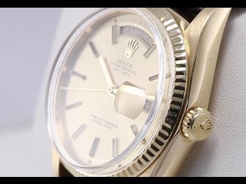 How to Set Day & Date on Non-Quickset Rolex Day-Date