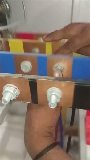Cable Busbar Connection | Busbar Connection Cable #shorts #cable 👷