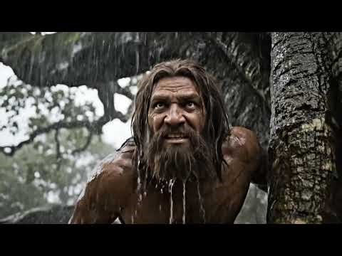 A day in the life of a primitive man | Possibly the first person on earth.