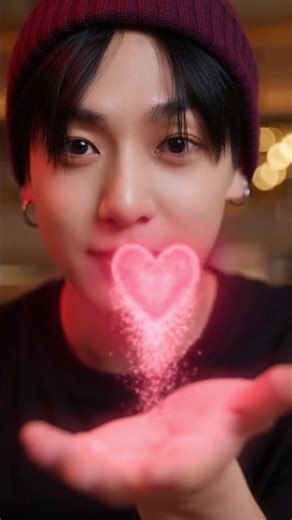 BTS Jungkook Inspired: “I Love You” Heart Animation 💖 (AI Video) #jungkook #bts