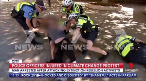 43K views · 229 reactions | Officer down - police caught in the crossfire as climate protests in Perth City turn ugly. www.7NEWS.com.au #7NEWS | 7NEWS Perth | Facebook