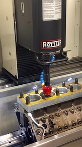 Rottler H85AX in action, no hands 🙌.. Rottler Manufacturing #enginebuilder #keepworking #shortblock #engineparts #horsepower #CNCMotorsports #cncmotorsports | CNC-Motorsports
