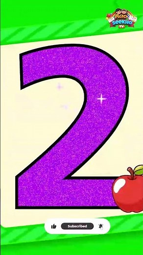 Learn Number 2 for Kids | Easy Learning for Toddlers 👶📚 #preschoollearning #abcd #alphabetlearning