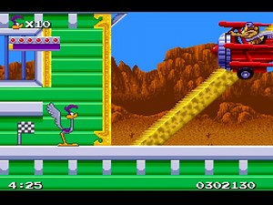 Desert Demolition es un videojuego para Sega Genesis publicado en 1994 , donde nos pondremos en la piel del Correcaminos y nos enfrentaremos al Coyote por el premio Acme al mejor cliente del año | El primer gameplay