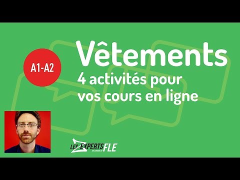 FLE : les vêtements