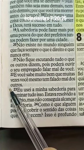 Eclesiastes 7:20-25 #viral #shorts #youtubeshorts #bible