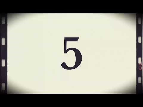 【フリー素材】カウントダウン｜映画風