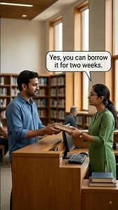 English Conversation at the Library | Speak English in Real Life📝