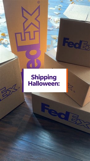 If the skeleton fits, the skeleton ships flat rate with FedEx One Rate. 📦☠️ | FedEx