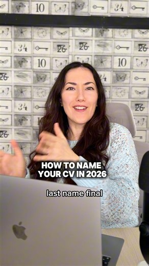 How to name a cv file in 2026