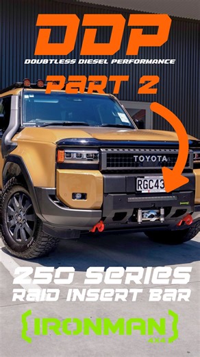 The highly anticipated 2025 Toyota Prado @ironman4x4 Raid Insert Bar you have all been waiting for! If you want any 4x4 mods: 👉lift kits, 👉Bullbars, 👉Snorkels, 👉Remapping, 👉Servicing, 👉Repairs, Flick us a message on here, or come in and see the team in the workshop! @northlandtoyota Ironman 4x4 NZ @ironman4x4nz Northland Toyota #ironman #toyota #Prado250 #prado #raidinsertbar #4x4Upgrades #4x4offroad #4x4SUV #Taipa #cooperbeach #doubtlessbay | Doubtless Diesel Performance