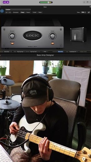 Groovy Bass Riff Recording #musicproducer #bassplayer #jazzhiphop