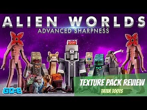 Alien Worlds Advanced Sharpness (Minecraft Marketplace) - Texture Pack Review
