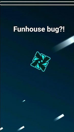 encontré un bug en funhouse:o #geometrydash #bug #gd