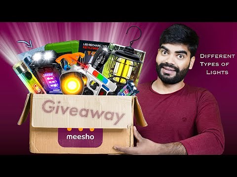 6 Different Types of Lights & Torch, meesho led torch, metal torch light, long range torch, 🔦🔦