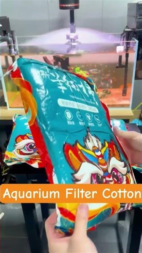 High-Quality Thick Aquarium Filter Cotton #aquarium #aquascapegallery #fishtank #aquascapelowtech