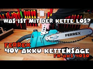 Model 2021: 40V cordless chainsaw FN-AKS 4030 from Ferrex