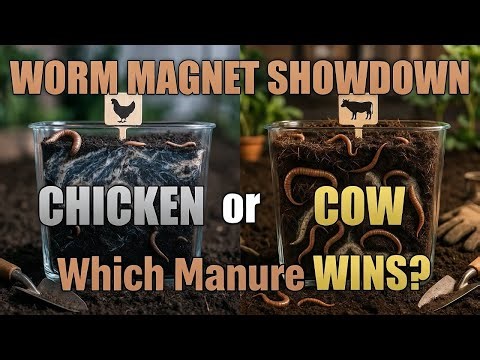 Chicken Manure vs. Cow Dung: Which Builds More Earthworms?