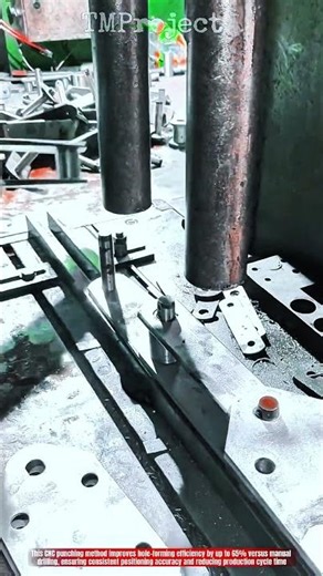 Innovative CNC Punching Method for Precision Plate Hole Forming