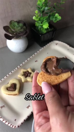 Sablet simple et rapide ❤️ #sablet #sabletauchocolat #recette #faitmaison #recette #dessert #المطبخ_التونسي