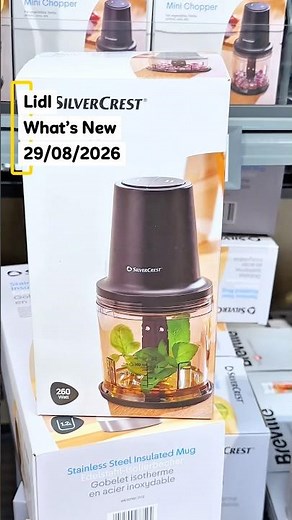 What’s New in Middle of Lidl Aisle Haul This Week? | Silvercrest Mini Chopper | August 2026 #lidl