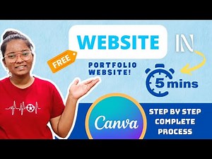 How to Create a WEBSITE in Canva for FREE