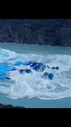RARE SIGHTING! 🔥BLUE ICE EXPLOSION! 😱 Ancient Glacier Flips 180°!