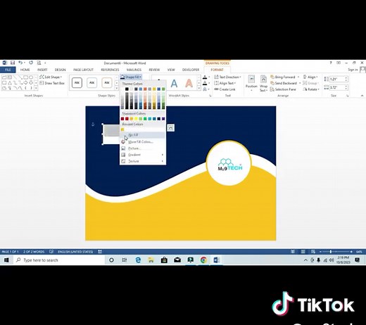 How to Make Business Card Design in MS Word