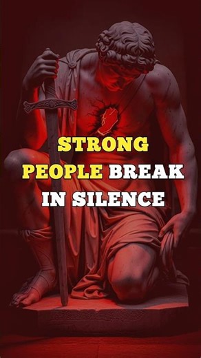 Strong People Don’t Cry in Public—They Break in Silence