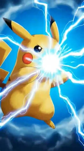 Pikachu Unleashes Thunderbolt! ⚡️🐭
