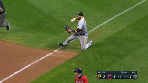 Colin Moran's diving stop