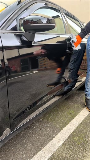 Extended look at the freshly paint-corrected black Audi A3 — that gloss hits different! 🖤 | APEX Detailing