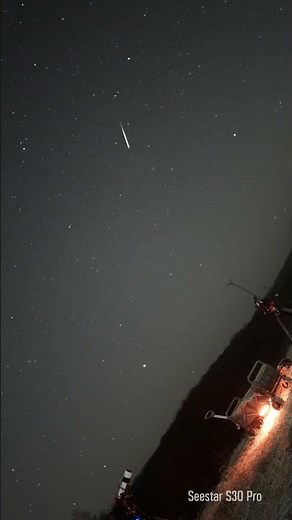 🌌Seestar S30 Pro —One-Tap Meteor Shower Time-Lapse #seestar #smarttelescope #space #astrophotography