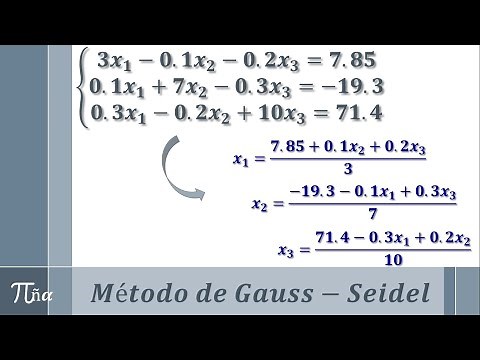Método de Gauss-Seidel (ejemplo 1)