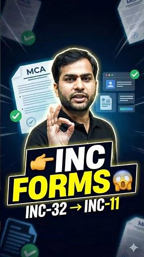 COMPANY INCORPORATION के ALL FORMS | INC-32 SPICe+ से INC-35#CompanyIncorporation #INCForms #pw