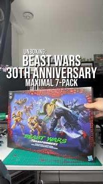 This set is WILD! | Unboxing: #transformers Beast Wars 30th Anniversary Maximal 7-Pack