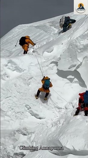 Mount Annapurna one of the most iconic & dangerous peak In the World #mountaineering #nepal #sherpa