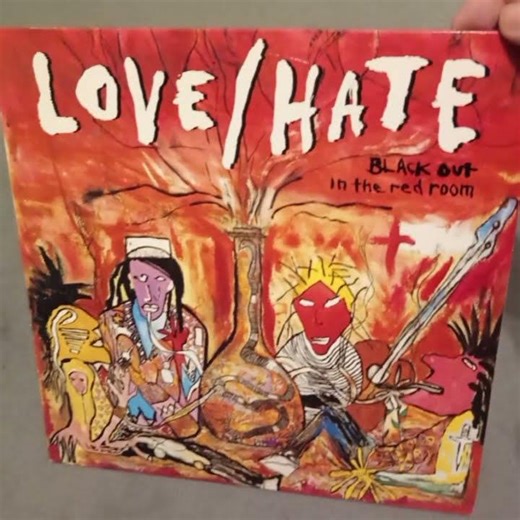 Love/Hate "Black Out In The Red Room" Vinyl 1990