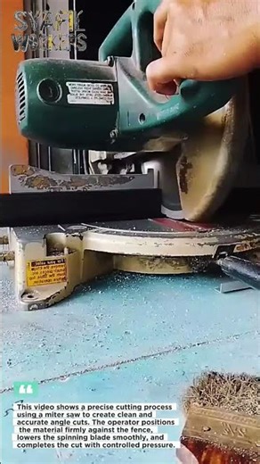 Perfect Angle Cuts Every Time! 🔥 Miter Saw Trick That Saves Time