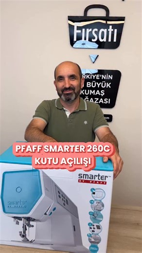 Kumaş Fırsatı on Instagram: "Pfaff Smarter 260C 16.499₺, havale ile alımda 16.000₺ Kargo ücretsiz🔥🙃"