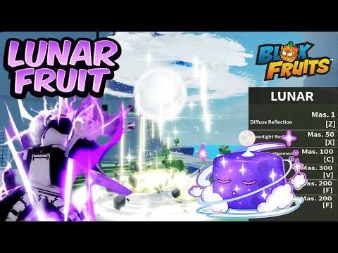 NEW Lunar Fruit FULL SHOWCASE | Blox Fruits Lunar Fruit Full Showcase & Review