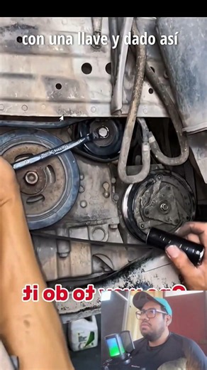 ✅How to remove a belt Cool trick #mechanic #mechanics #cars #garage