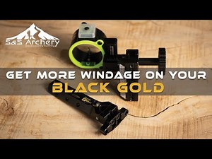 How to get more windage on your Black Gold Sight