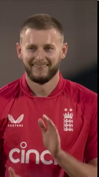 What a moment for Gus Atkinson… His first IT20 wicket! ❤️ | England Cricket