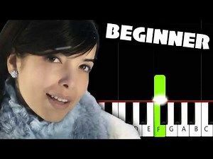 Indila - Love Story - BEGINNER Piano Tutorial